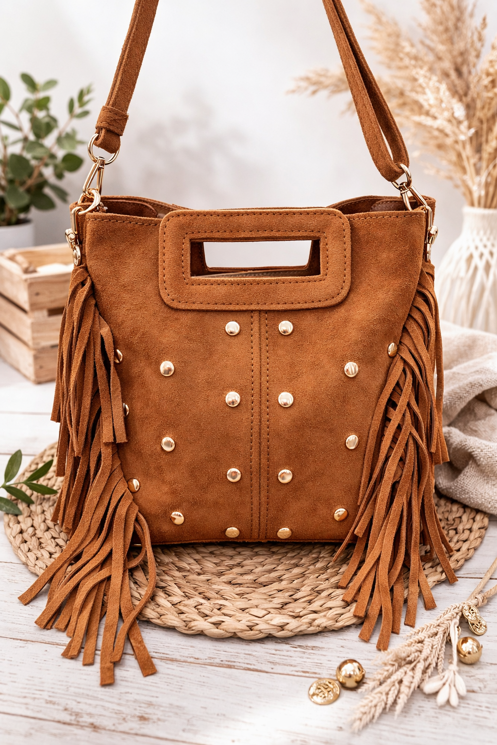 Wildleder Tasche IBIZA NIGHT