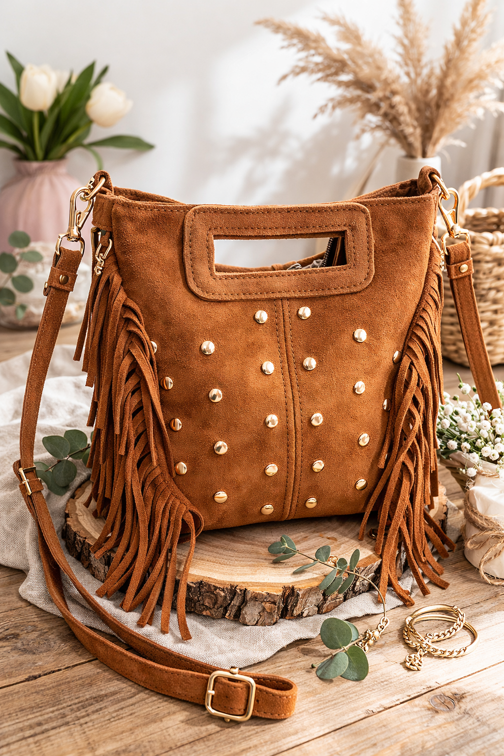 Wildleder Tasche IBIZA NIGHT